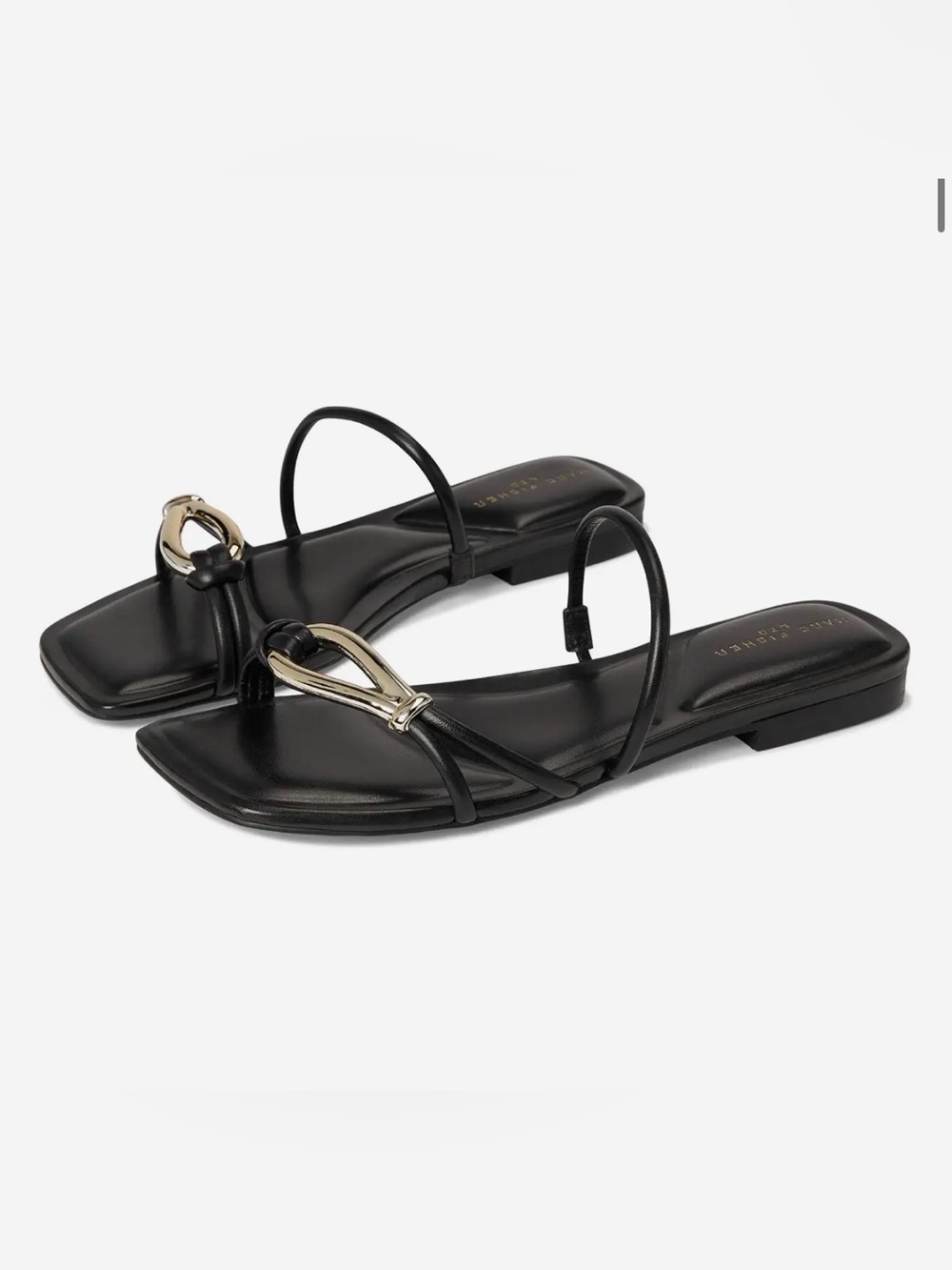Marc Fisher Black Mazza Flats